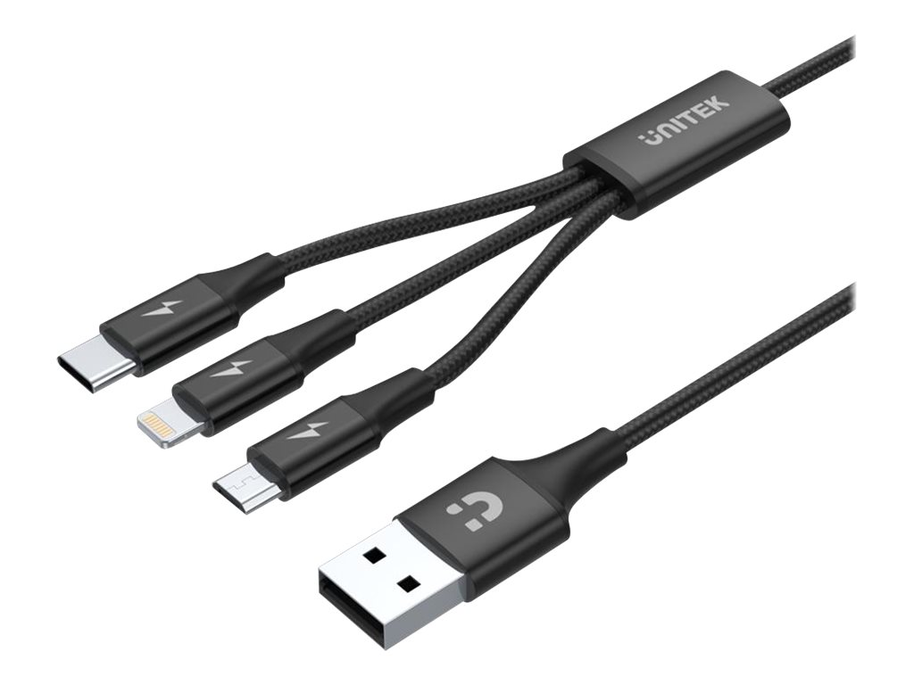Unitek C14049BK - charge-only Lightning cable - Lightning / USB - 1.2 m