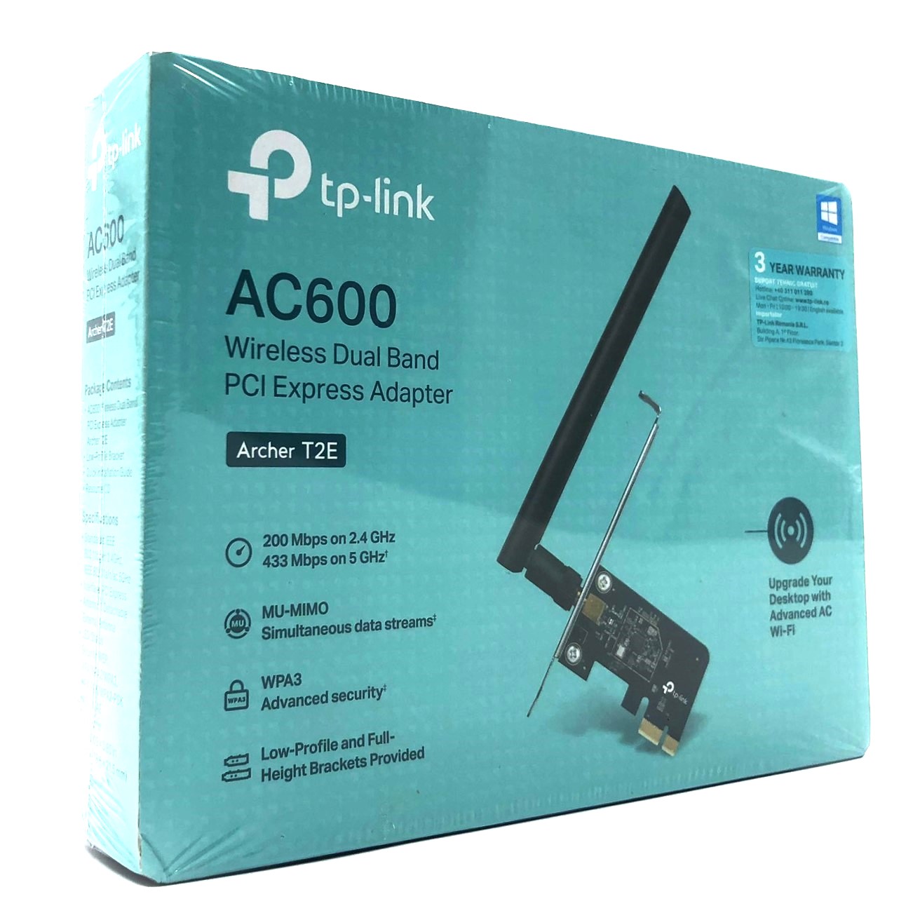 Trådløst netværkskort TP-Link Archer T2E – PCIe, 433 Mbit/s