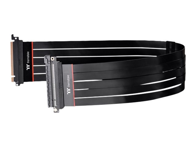 Thermaltake TT Premium PCI-E 4.0 Extender - PCI Express x16-kabel - 164 pin PCI Express (han) til 164 pin PCI Express (hun) - 60 cm - sort
