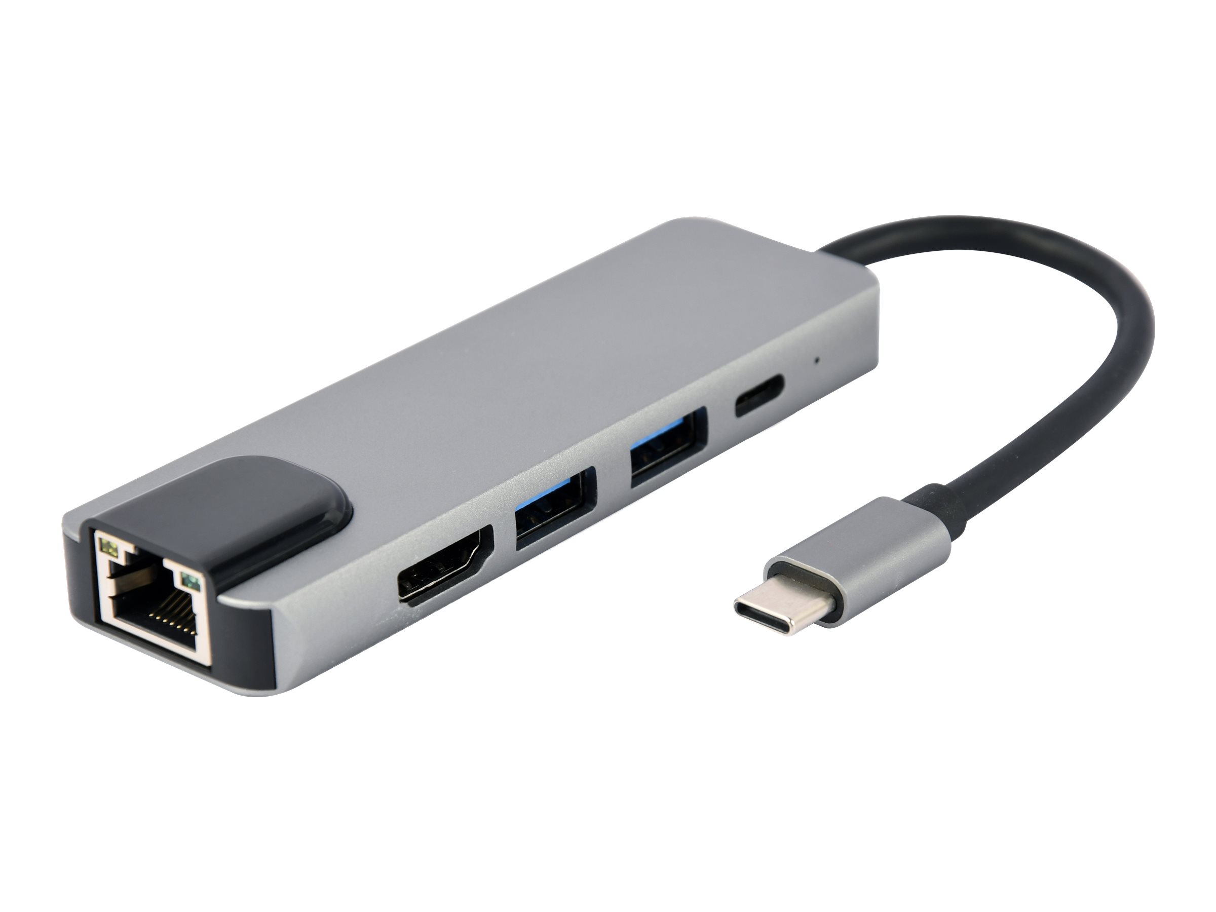 Gembird Cablexpert A-CM-COMBO5-04 - docking station - USB-C 3.1 - HDMI - GigE