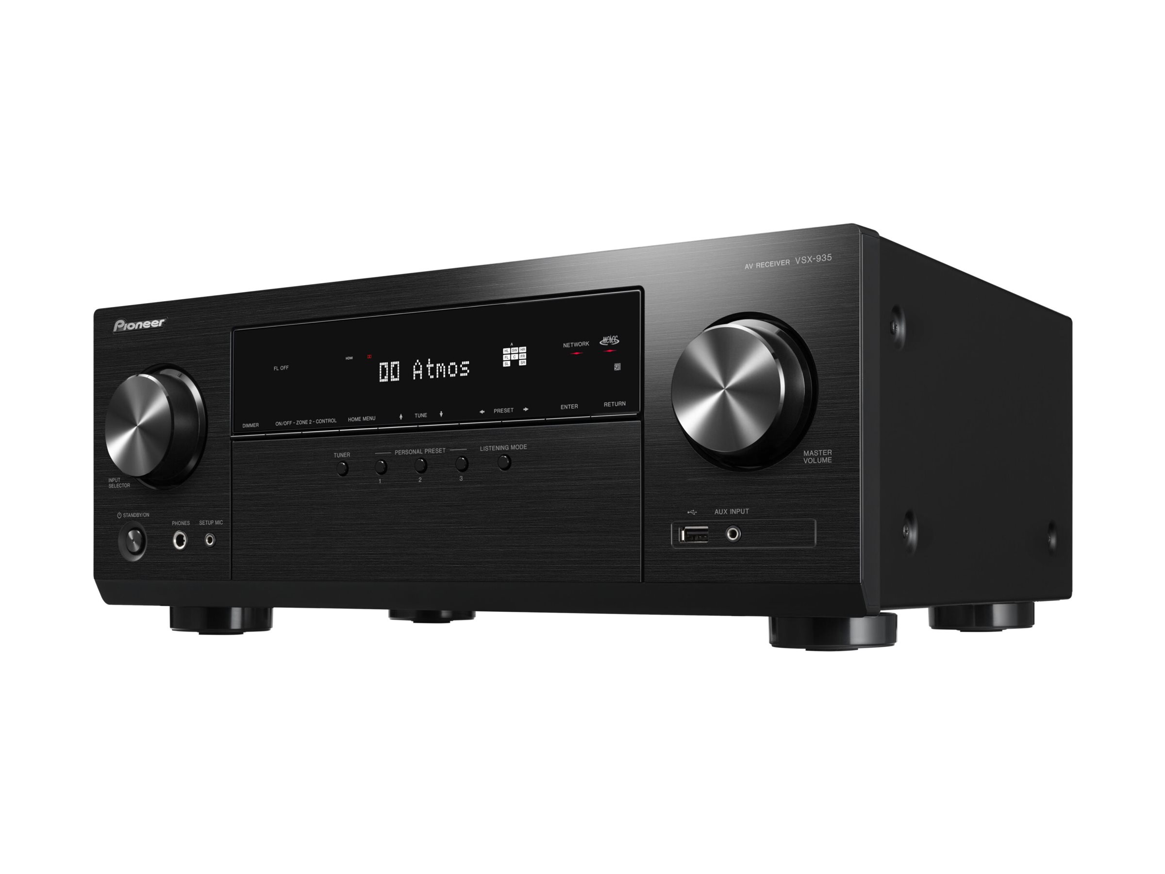 Pioneer VSX-935 - AV network receiver - 7.2 channel - AV-netværksmodtager - 7.2 kanal - Sort