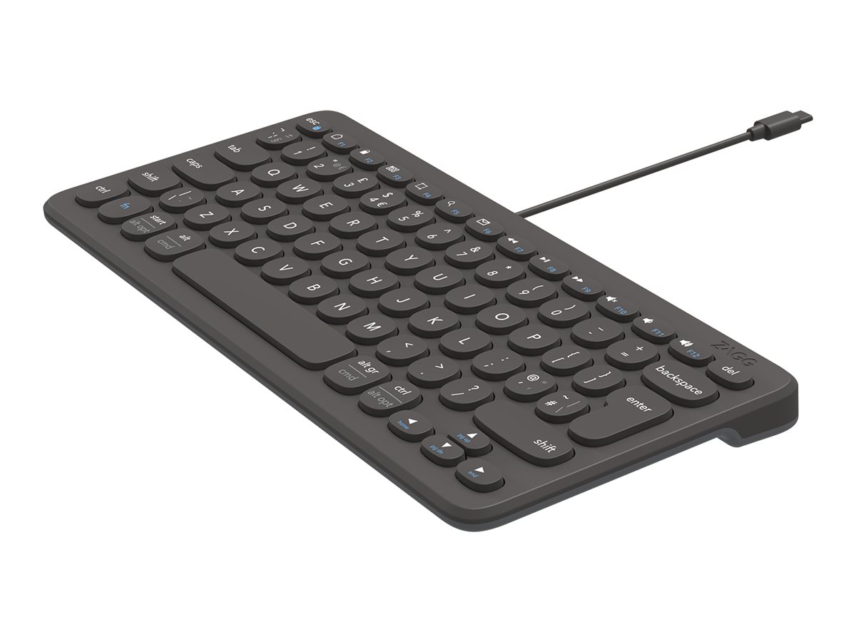 Zagg Universal Keyboard Usb-c Wired Nordic Ledningsført Nordisk