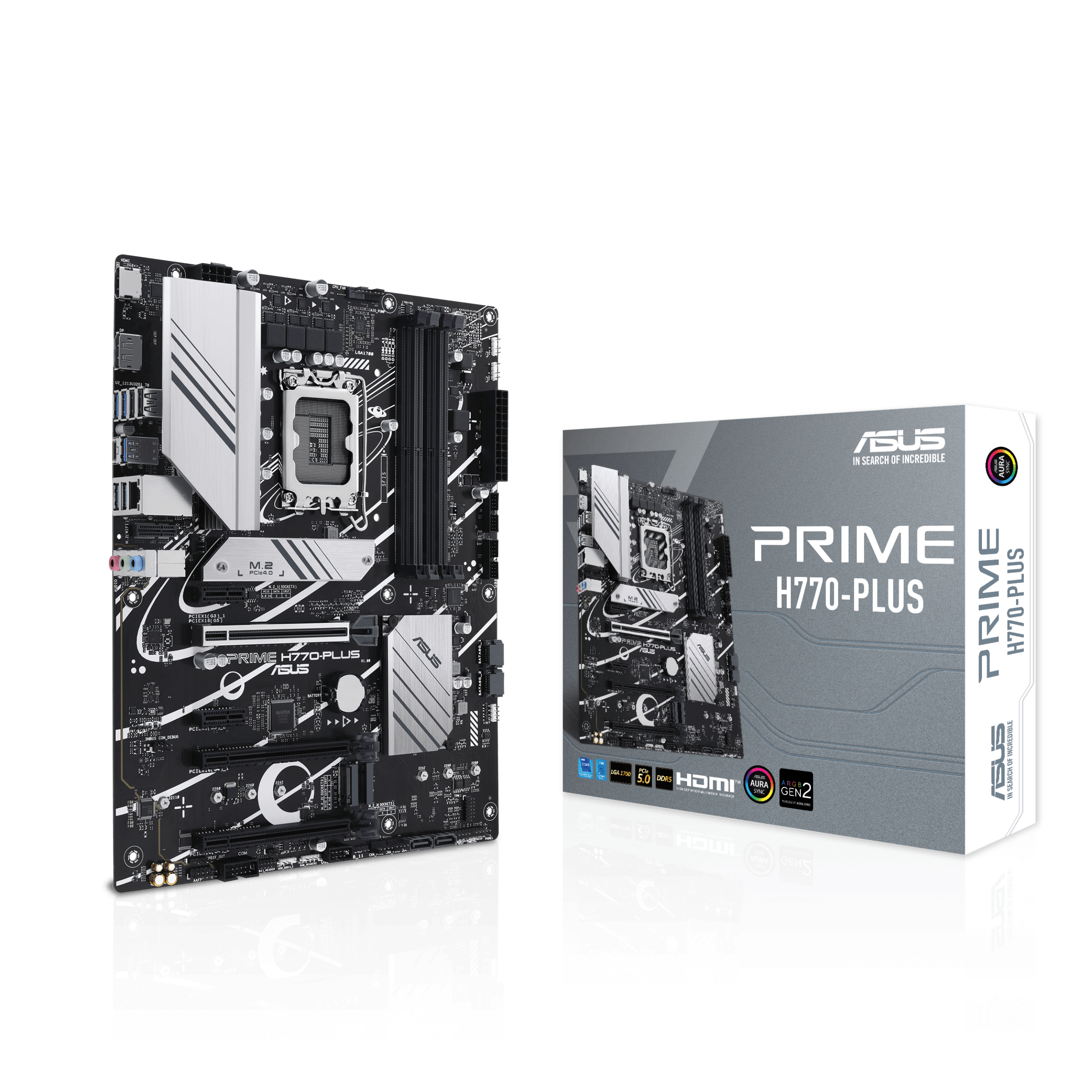 ASUS PRIME H770-PLUS (ATX, H770, LGA 1700, DDR5) Bundkort - GEEKD.dk