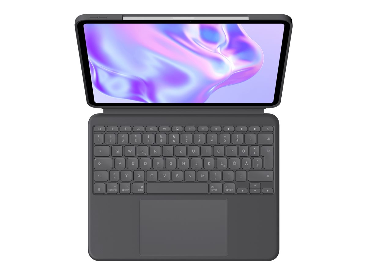 Logitech Combo Touch Tastatur og folio-kasse Saks Ja Kablet Tysk