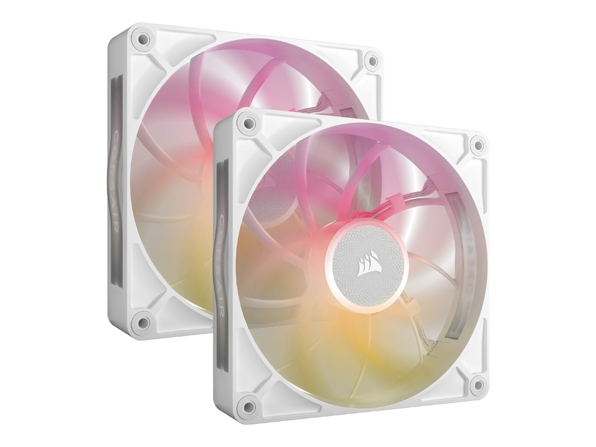 Corsair iCUE LINK RX140 MAX RGB (2-pack) - Kabinet køler - 140mm - Sort med RGB LED lys - 36 dBA