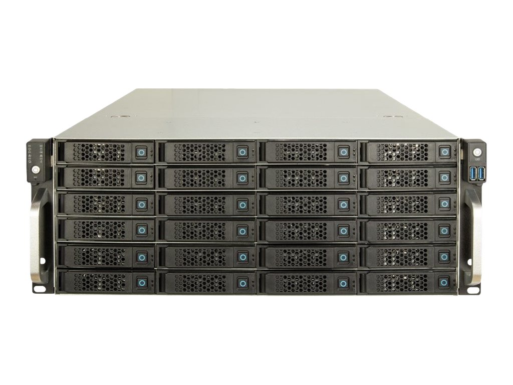 Inter-Tech IPC 4U-4724 - Kabinet - Server (Rack) - Sort
