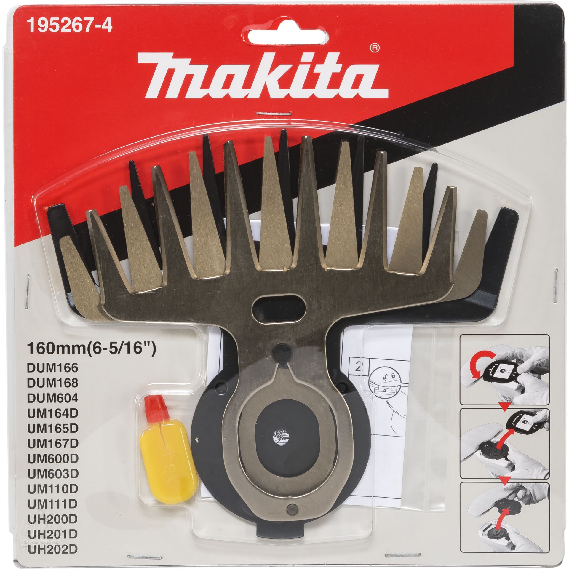 Makita 195267-4 Shear Blade Assembly Set