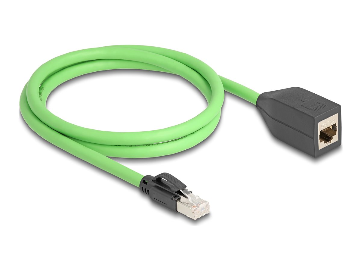 DeLOCK CAT 6a SF/UTP 1m Patch-forlængerkabel Grøn