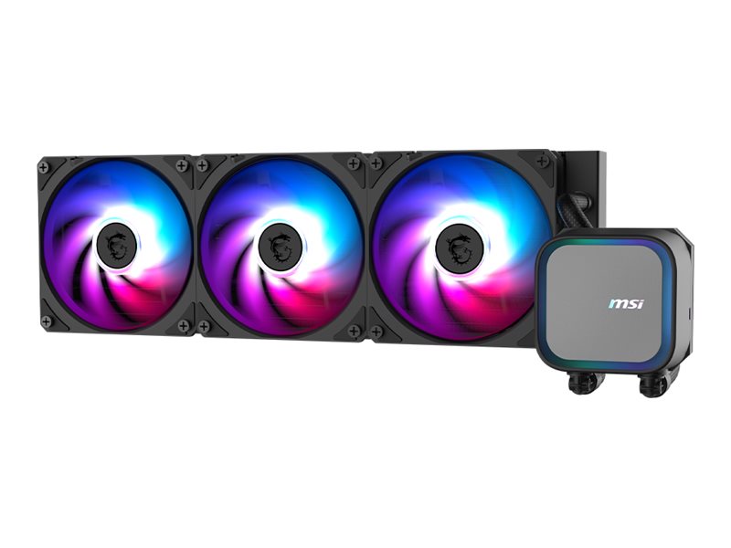 MSI MAG CORELIQUID A13 360 - Processors flydende kølesystem - Radiatorstørrelse: 360 mm - (for: LGA1150, LGA1151, LGA1155, LGA1156, LGA1200, LGA1700, LGA1851, AM5, AM4) - kobber - 120 mm
