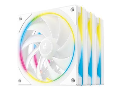 DeepCool FL12 SE 3-1 - Kabinet køler - 120mm - Hvid med RGB - 29 dBA