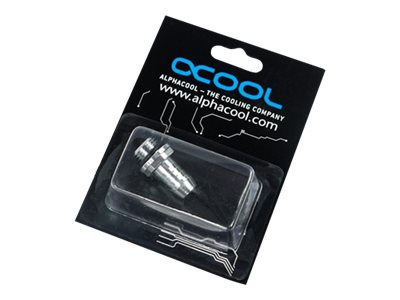 Alphacool HF Barb "FatBoy" with O-ring Kølevæske system tilpasning 1-pack Sølv