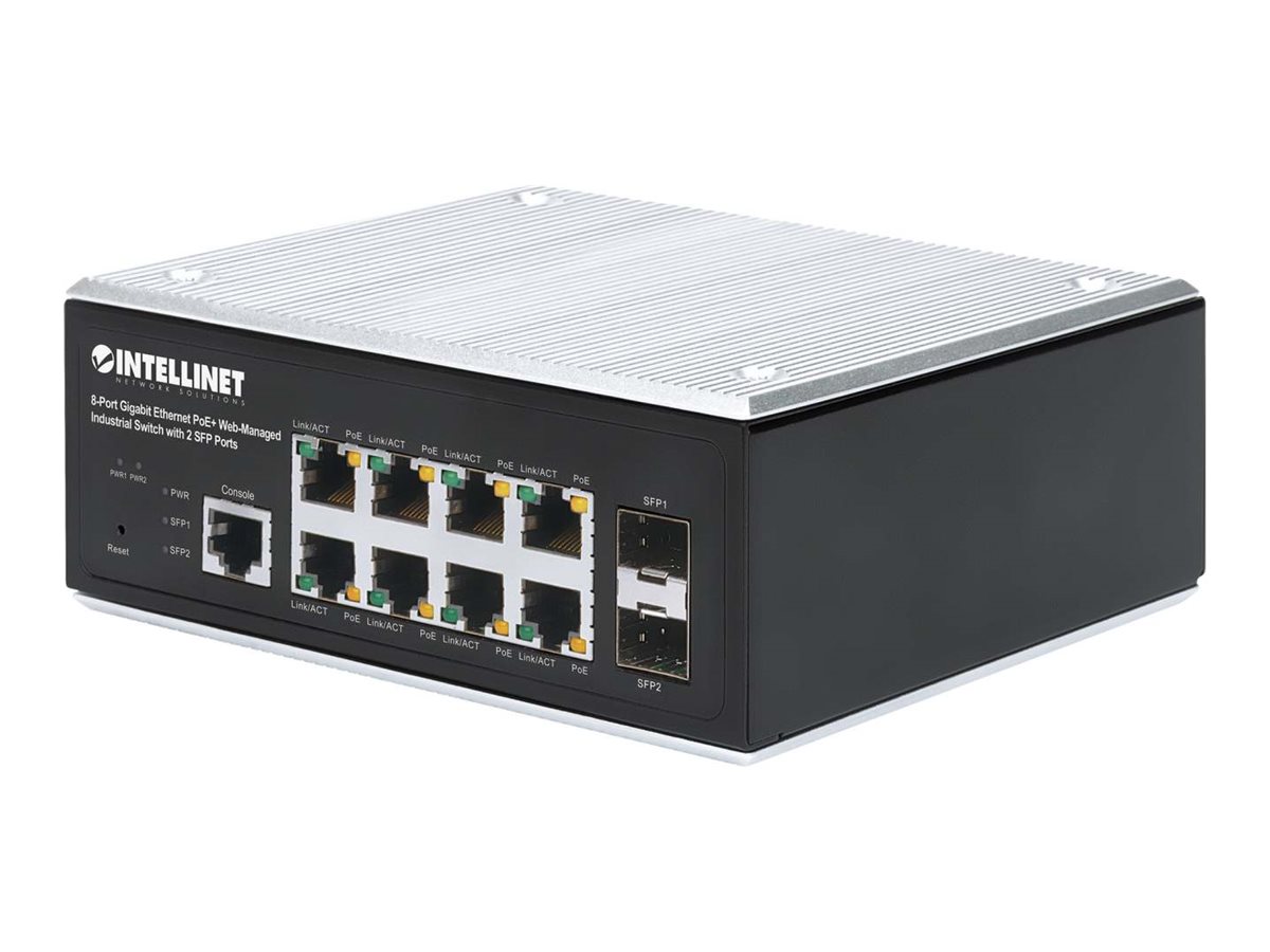 Intellinet 8-porte Gigabit Ethernet PoE+