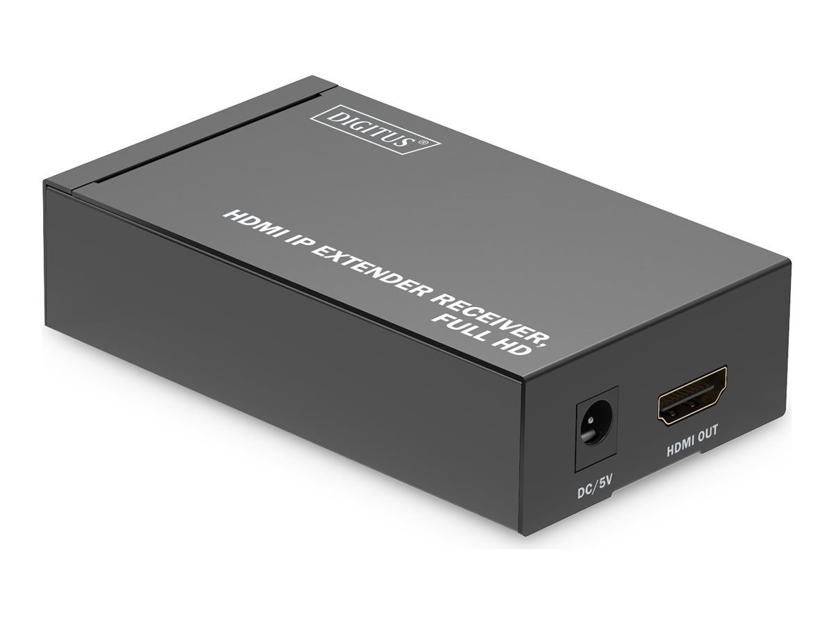 HDMI extender over IP - DIGITUS modtager, Full HD