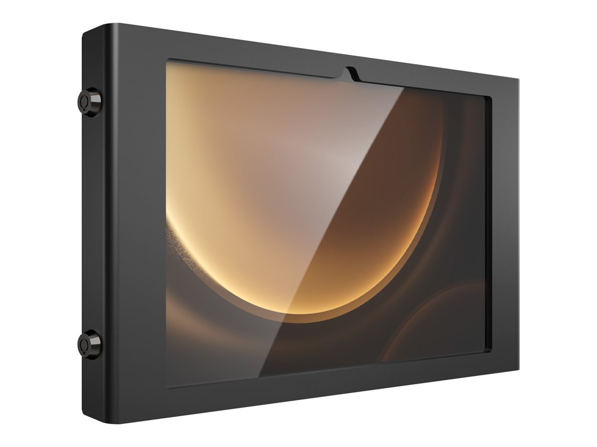 Compulocks Galaxy Tab S9+/S9FE+ 12.4 Apex Secured Enclosure Wall Mount - Indelukke - transportabel, eksponeret front/bagsidekamera og sensorer - for tablet - låsbar - metalramme - sort - skærmstørrelse: 12.4 - gulvstandermonterbar - for Samsung Galaxy Tab S10+, Tab S9 FE+, Tab S9+