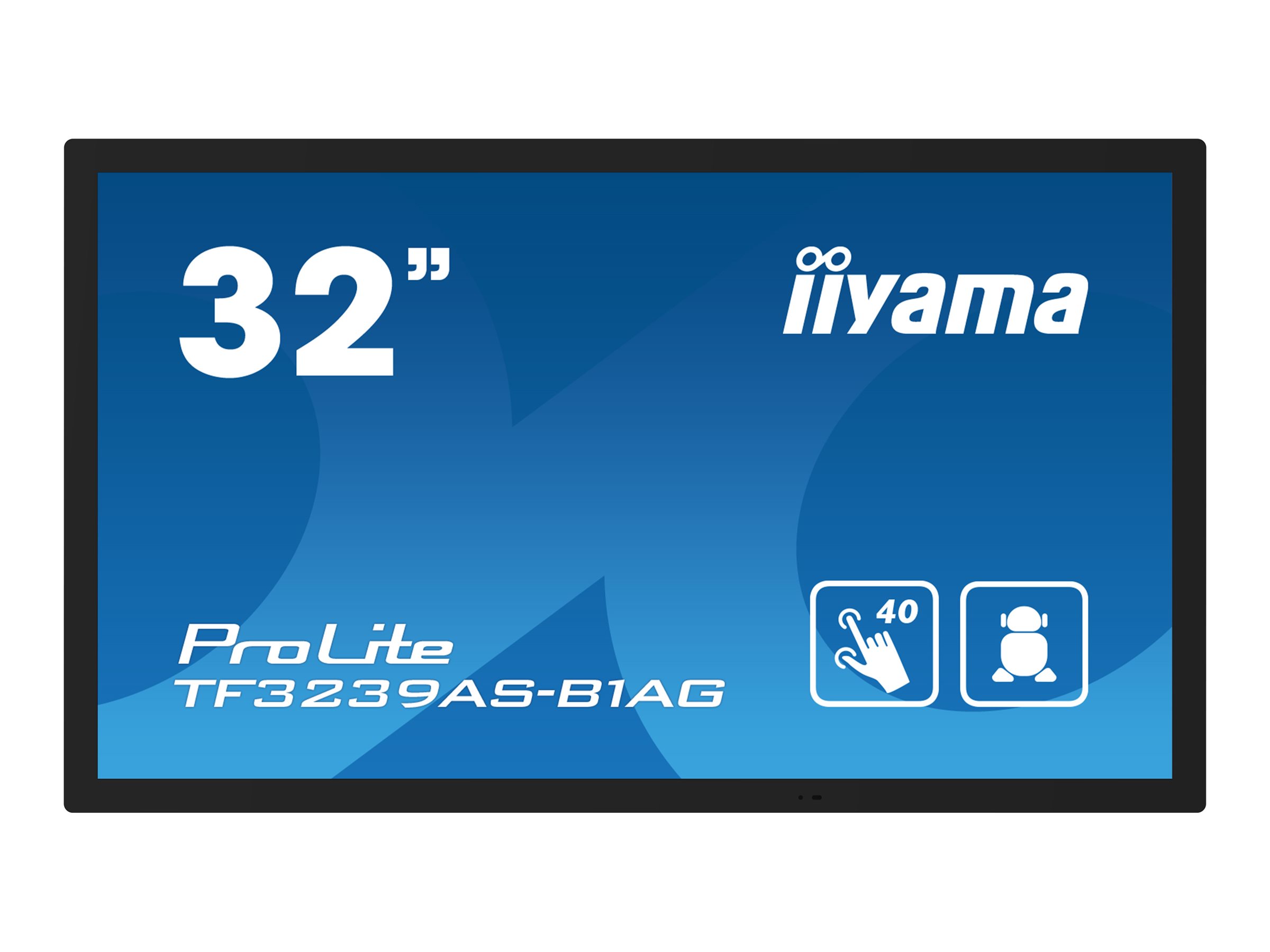 iiyama ProLite TF3239AS-B1AG 32" Class (31.5" viewable) LED-backlit LCD display - Full HD - for digital signage