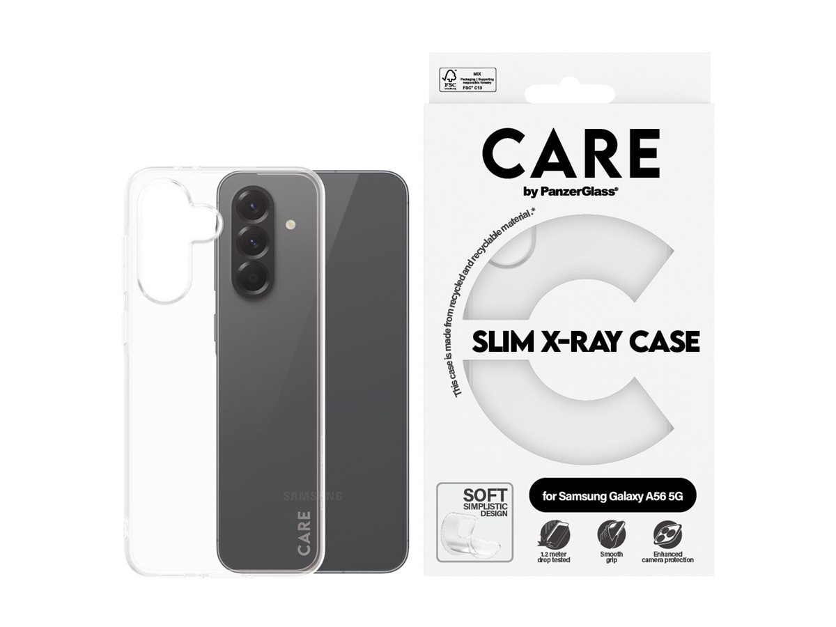PanzerGlass CARE by Fashionable Case Transparent X-Ray Soft Basic Samsung Galaxy A56 5G Beskyttelsescover Transparent billede