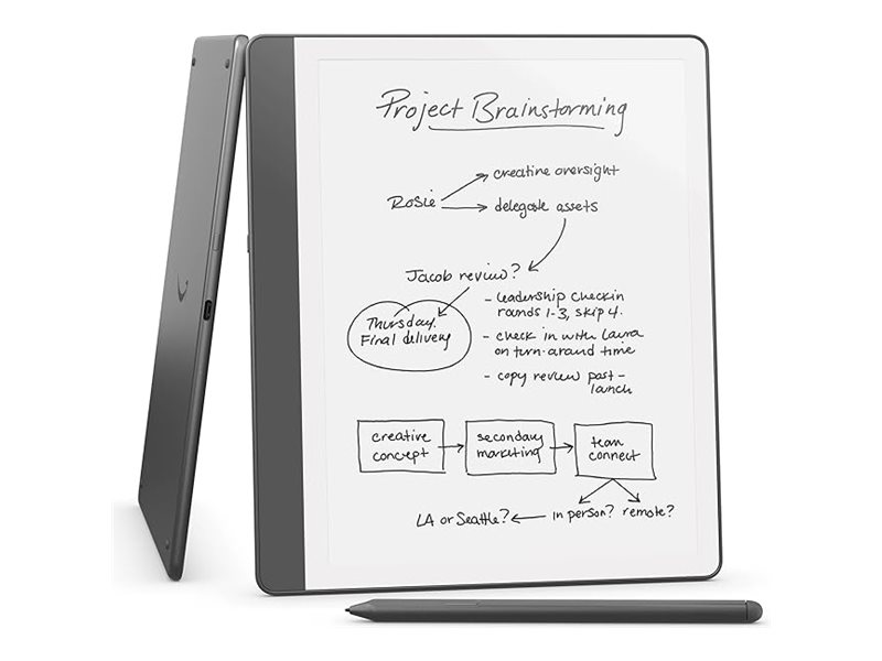 Amazon Kindle Scribe - 1. generation - eBook læser - 16 GB - 10.2 monokrom - touch screen - Bluetooth, Wi-Fi - Tungsten