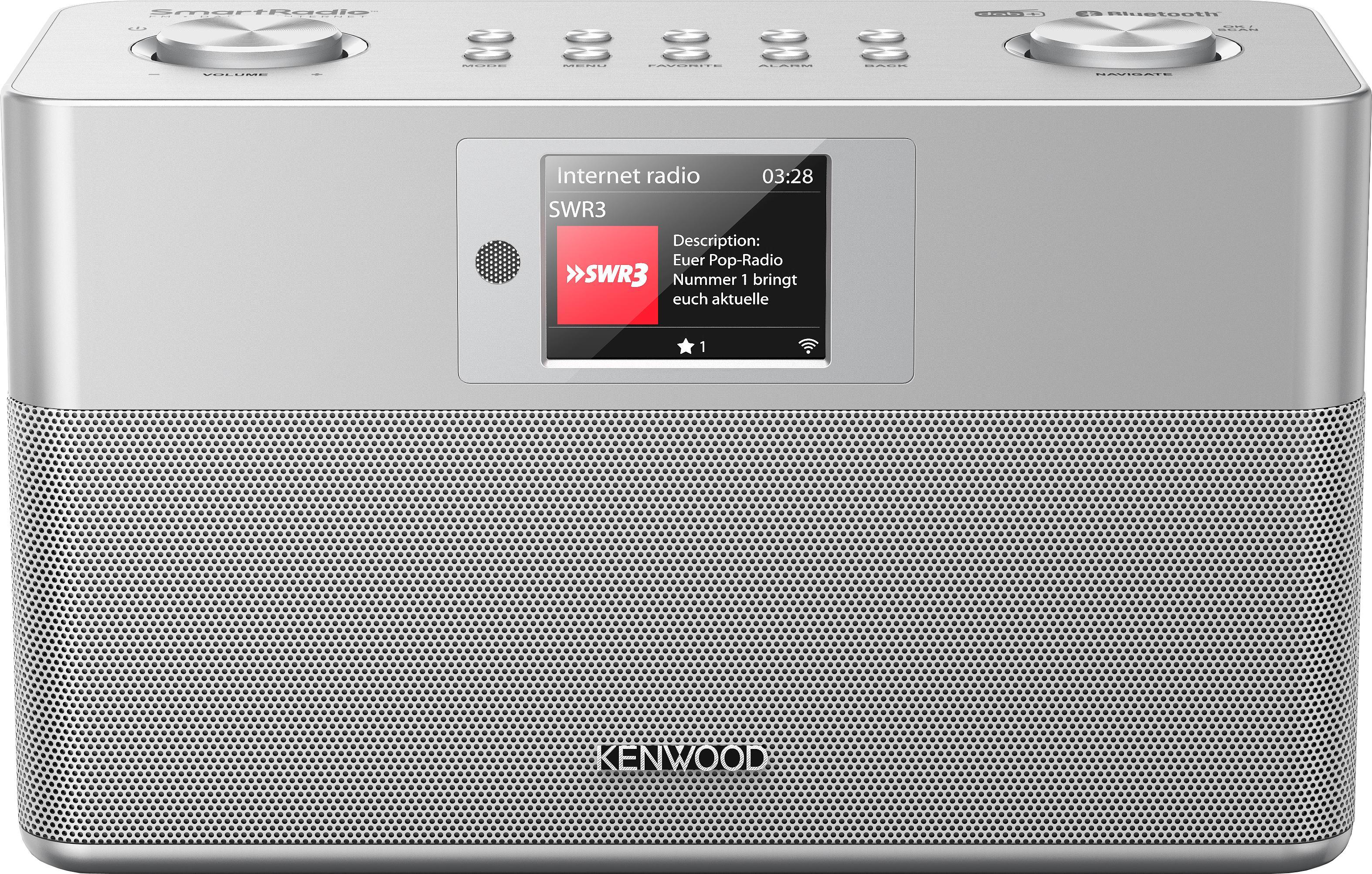 Kenwood CR-ST100S-S, Internet, Digital, DAB+, FM, 87,5 - 108 MHz, 174.928 ~ 239.200 MHz, PTY