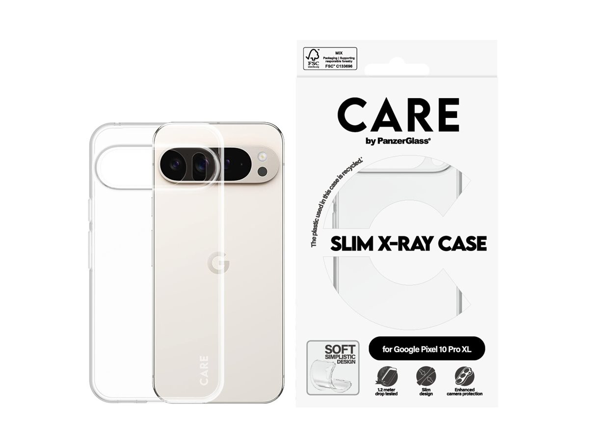 PanzerGlass CARE by Fashionable Case Transparent X-Ray Soft Basic Google Pixel 10 Pro XL Beskyttelsescover Transparent