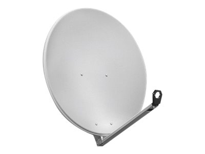 Goobay 67334, 10,7 - 12,75 GHz, 38,8 dBi, Forskudt, Grå, Aluminium, 800 mm