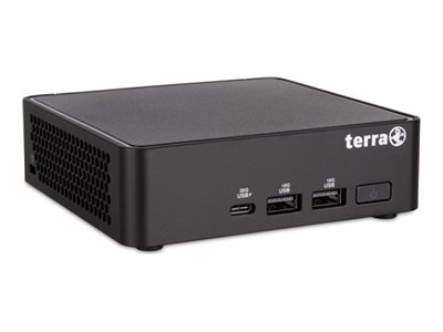 TERRA PC-Micro 6000 SILENT GREENLINE - Micro PC Core 5 210H / op til 4.8 GHz - RAM 16 GB - SSD 500 GB - NVMe - Intel Graphics - Gigabit Ethernet - Win 11 Pro - skærm: ingen