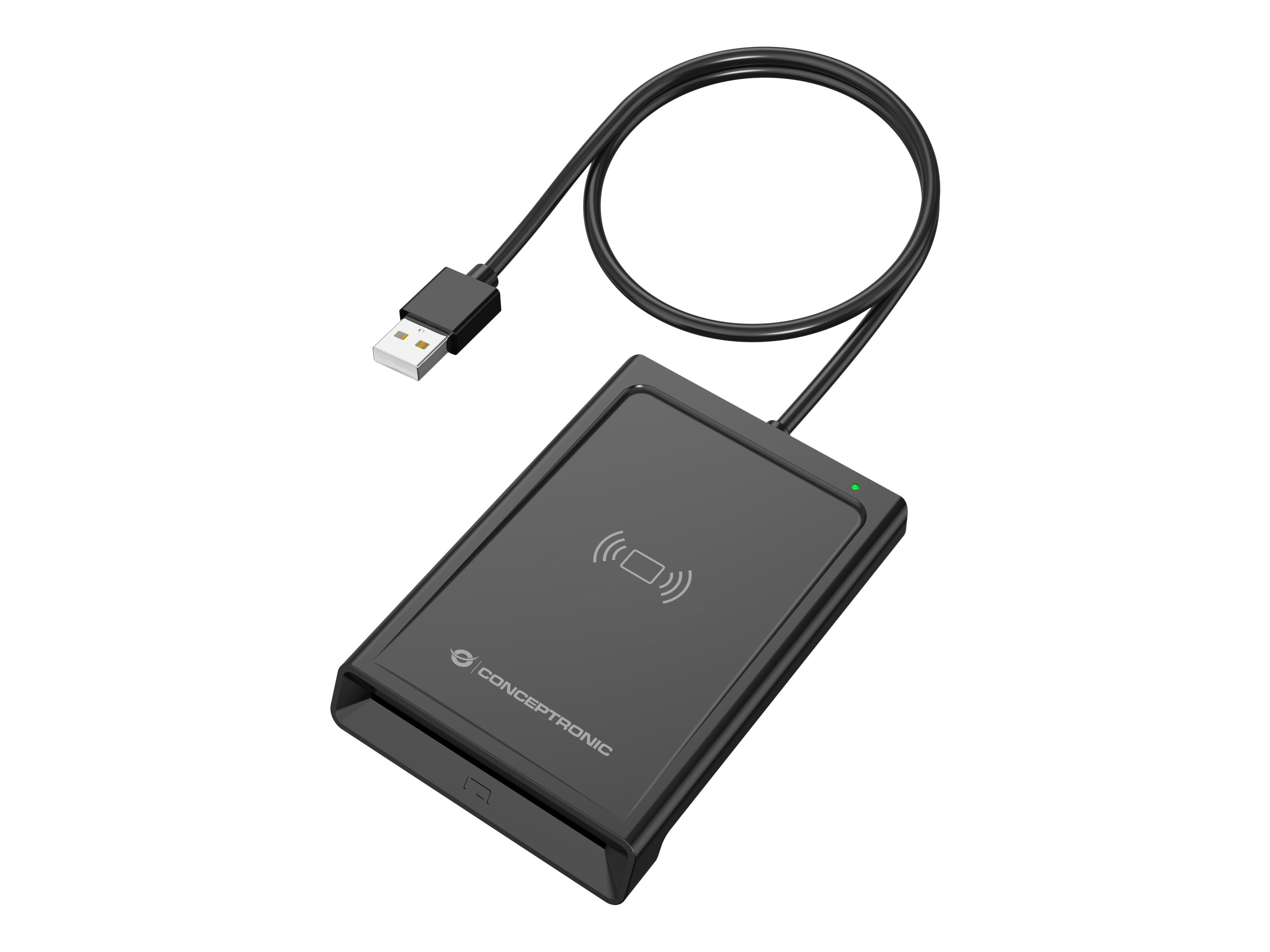 Conceptronic BIAN11B smartcard læser Indendørs USB USB 2.0 Sort