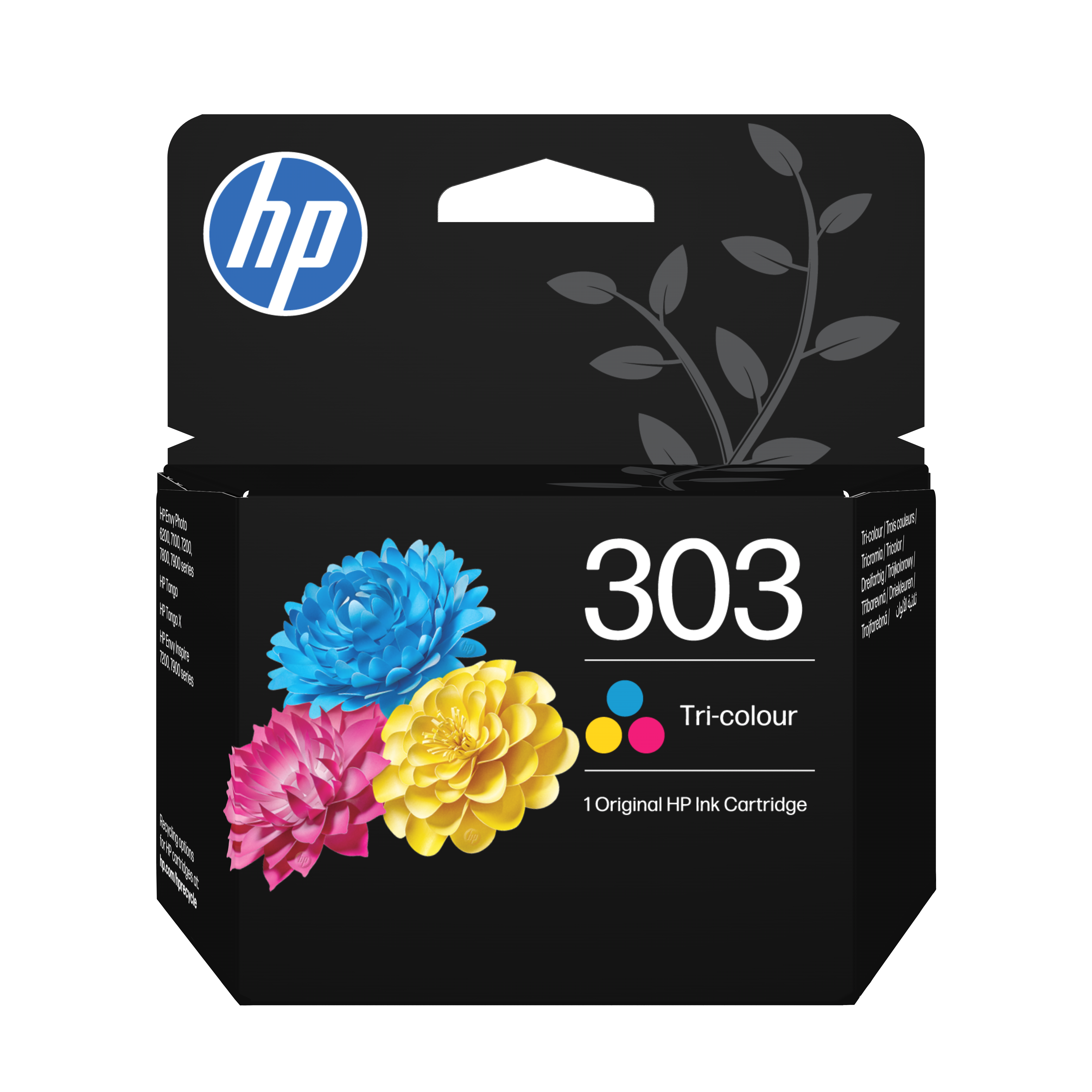 HP 303 Tri-color Original Cyan, Magenta, Gul