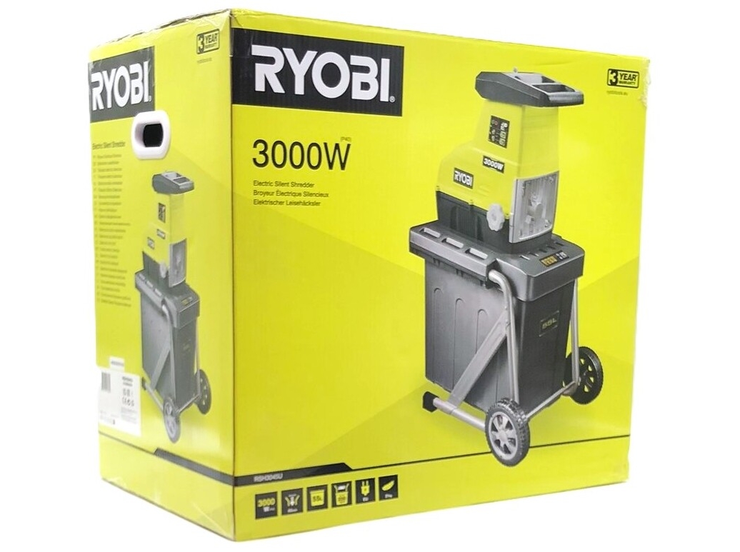 Ryobi RSH3045U - Kværn - elektrisk - 3000 W - Skærekapacitet 45 mm - 21 kg