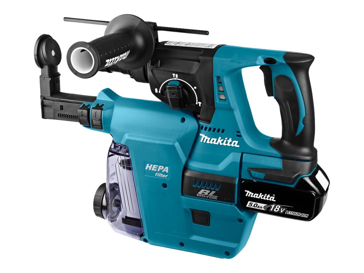 Makita DHR243RTJW Kombinationshammer 2 batterier inkluderet 18V 2Joule