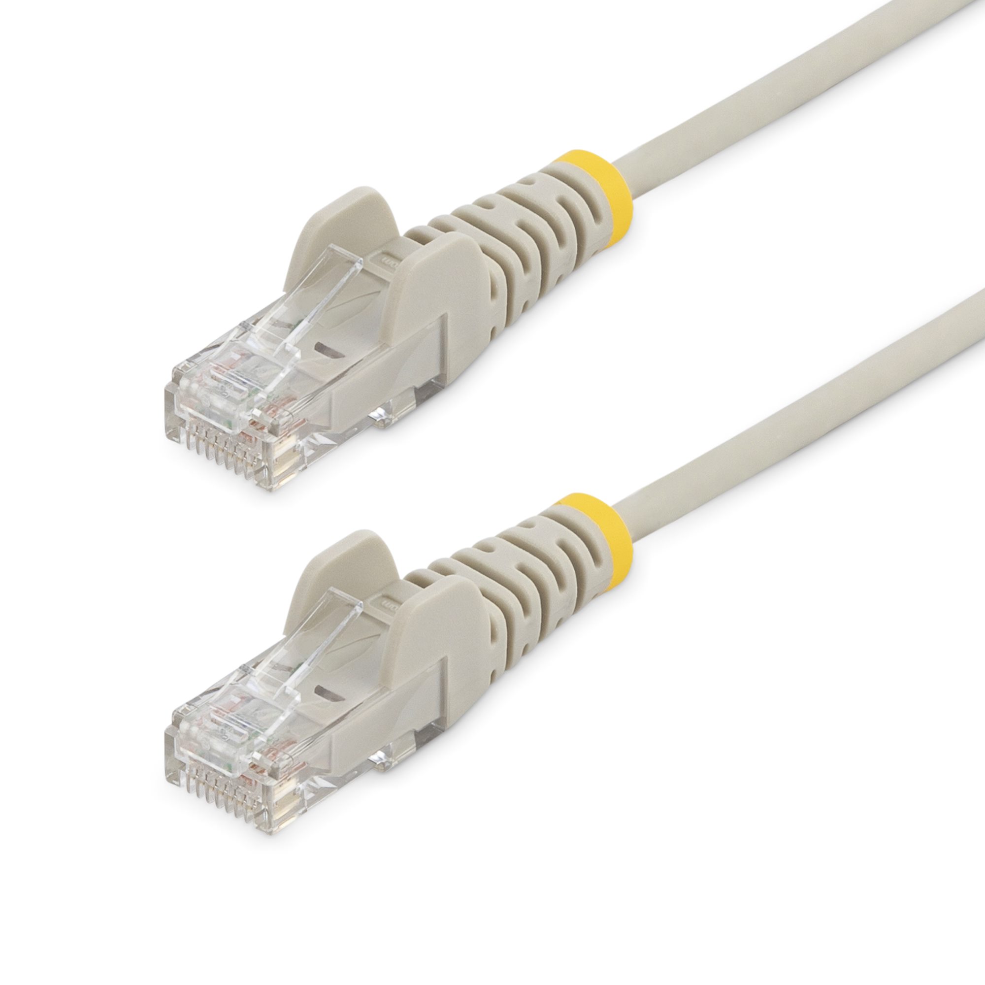 StarTech.com 1m Slim LSZH CAT6 Ethernet Cable, 10 Gigabit Snagless RJ45 100W PoE Patch Cord, CAT 6 10GbE UTP Network Cable w/Strain Relief, Grey,