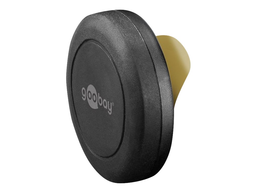 Goobay Universell magnetisk hållare, självhäftande För snabb och säker fastsättning av smartphones i bilen eller i hushållet