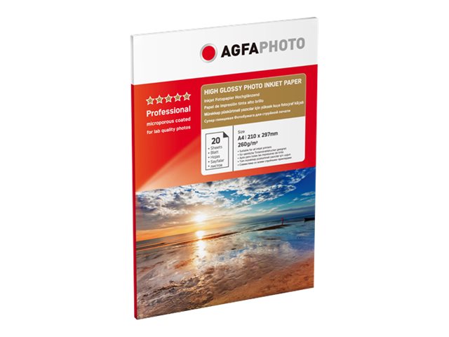 Agfa Photo - photo paper - 20 sheet(s) - A4 - 260 g/m²