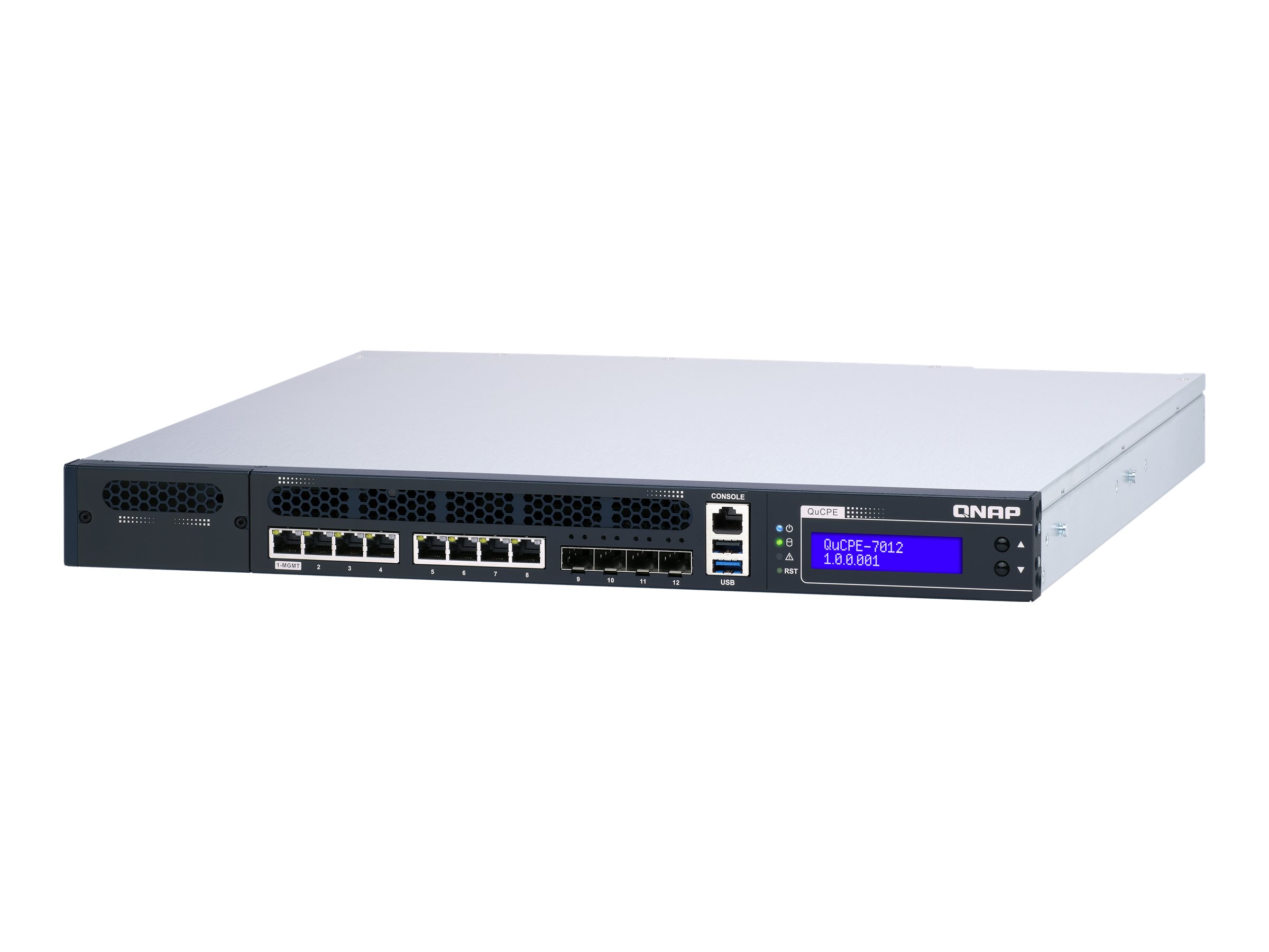 QNAP QuCPE-7012 Virtualiseringsapparat Rackmonterbar