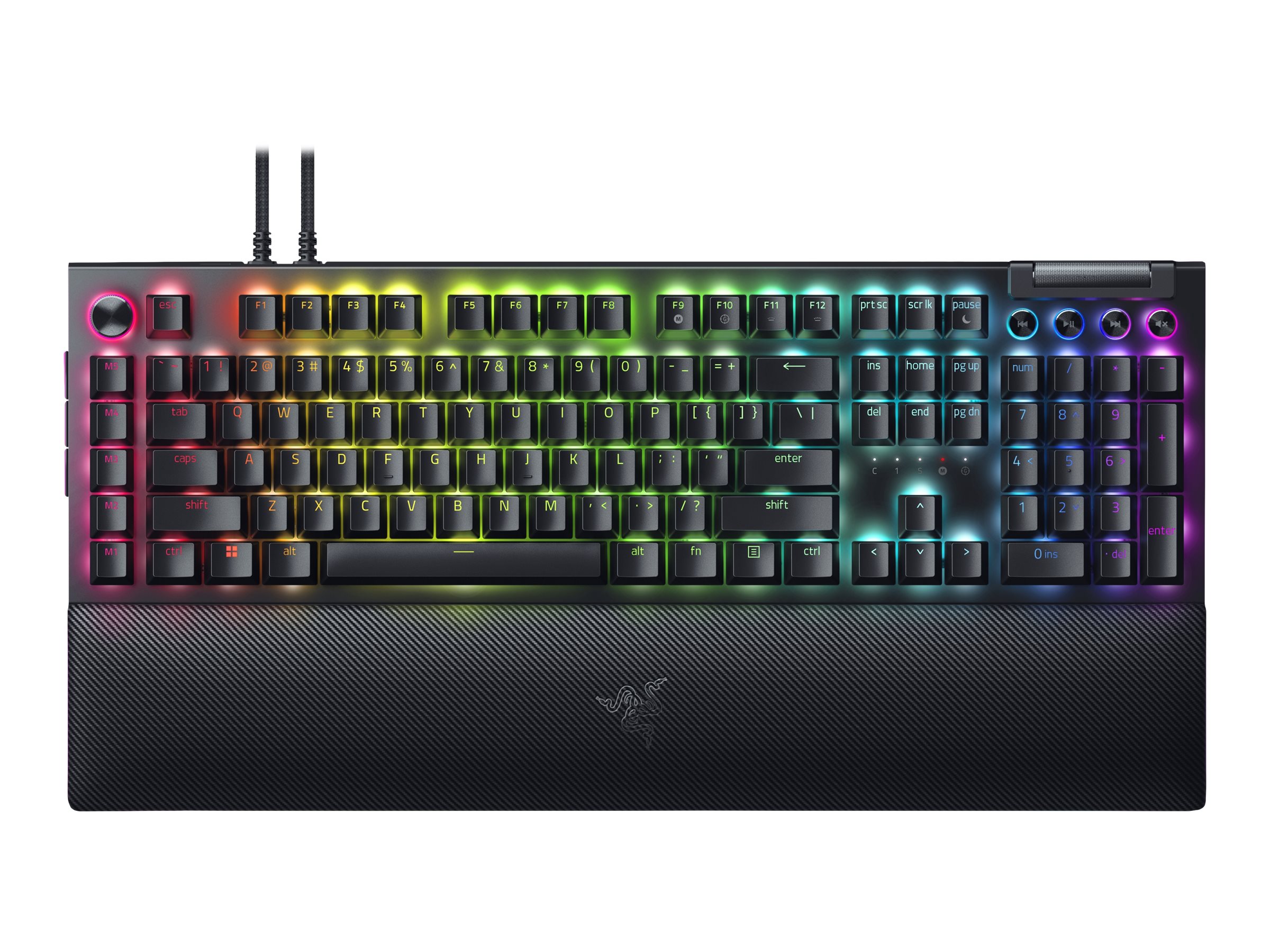 Razer BlackWidow V4 Pro - Gaming Tastatur - Amerikansk engelsk - Sort
