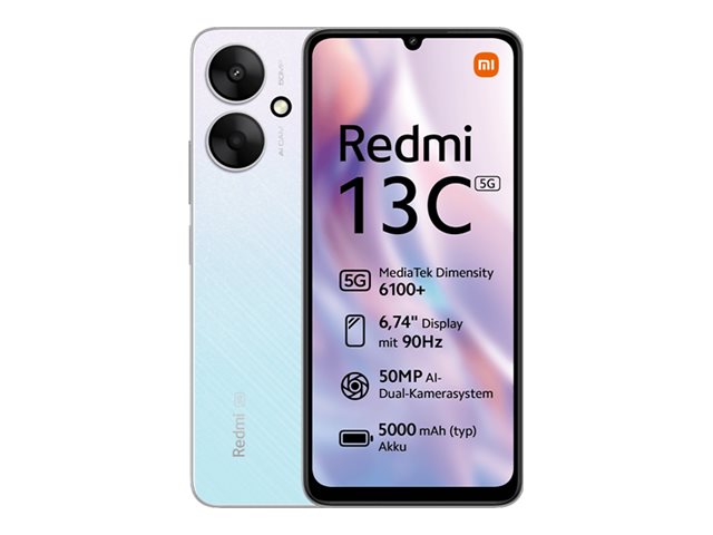 Xiaomi Redmi 13C 5G 6.74" 128GB Stjerneklar sølv