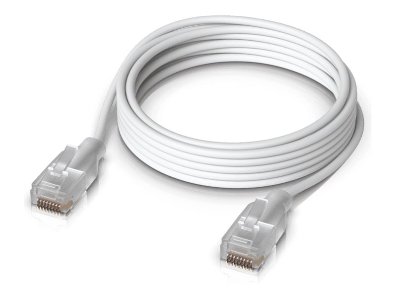 Ubiquiti Unifi Etherlighting Patch Cable Rj-45 Cat 6 8m. Gennemsigtig, Hvid