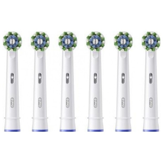 Oral-B Replaceable toothbrush heads EB50RX-6 Cross Action Pro Heads For adults Number of brush heads included 6 White