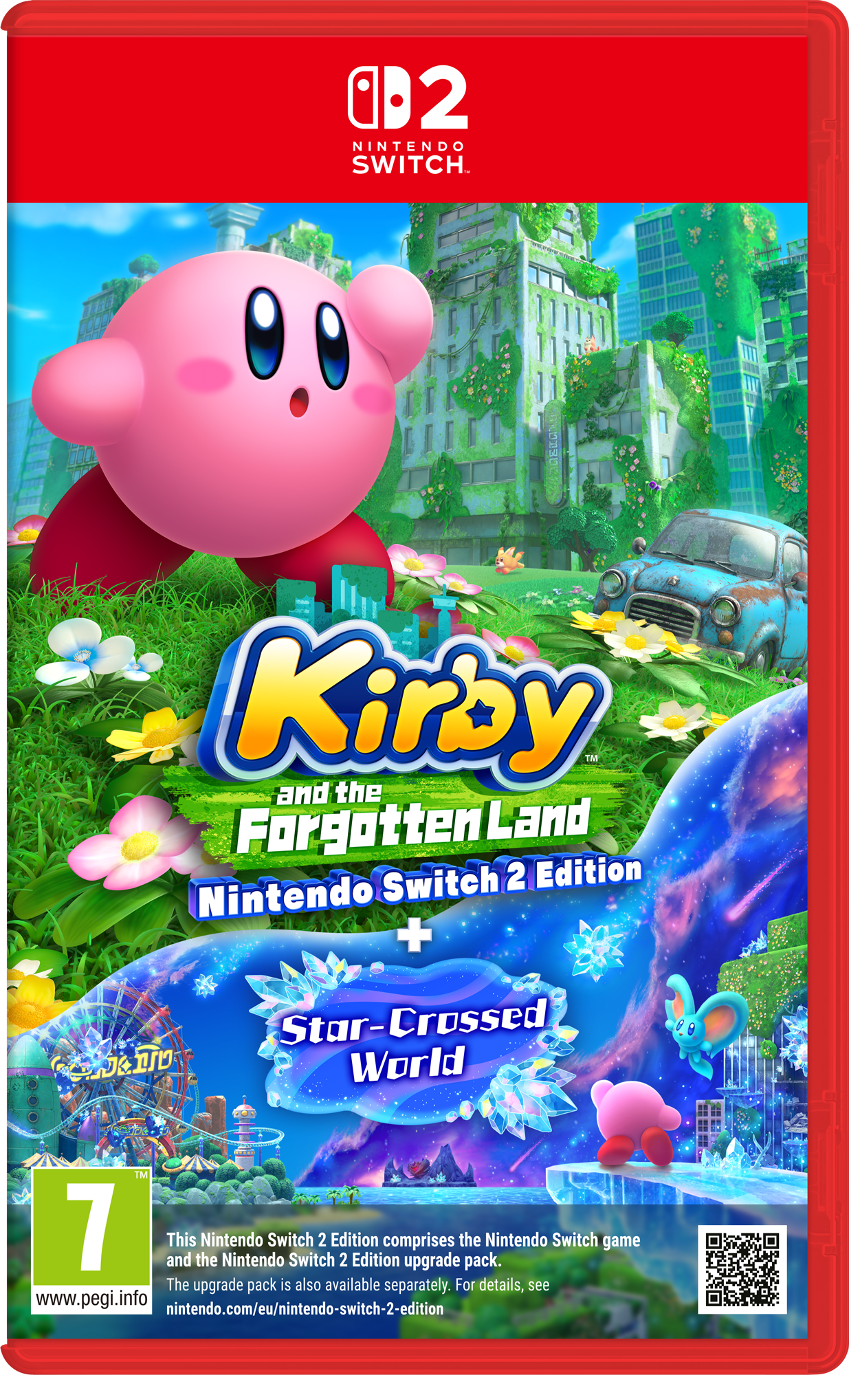 Nintendo Kirby and the Forgotten Land - Switch 2 Edition + Star-Crossed World (Switch 2), Nintendo Switch 2, Fysiske medier