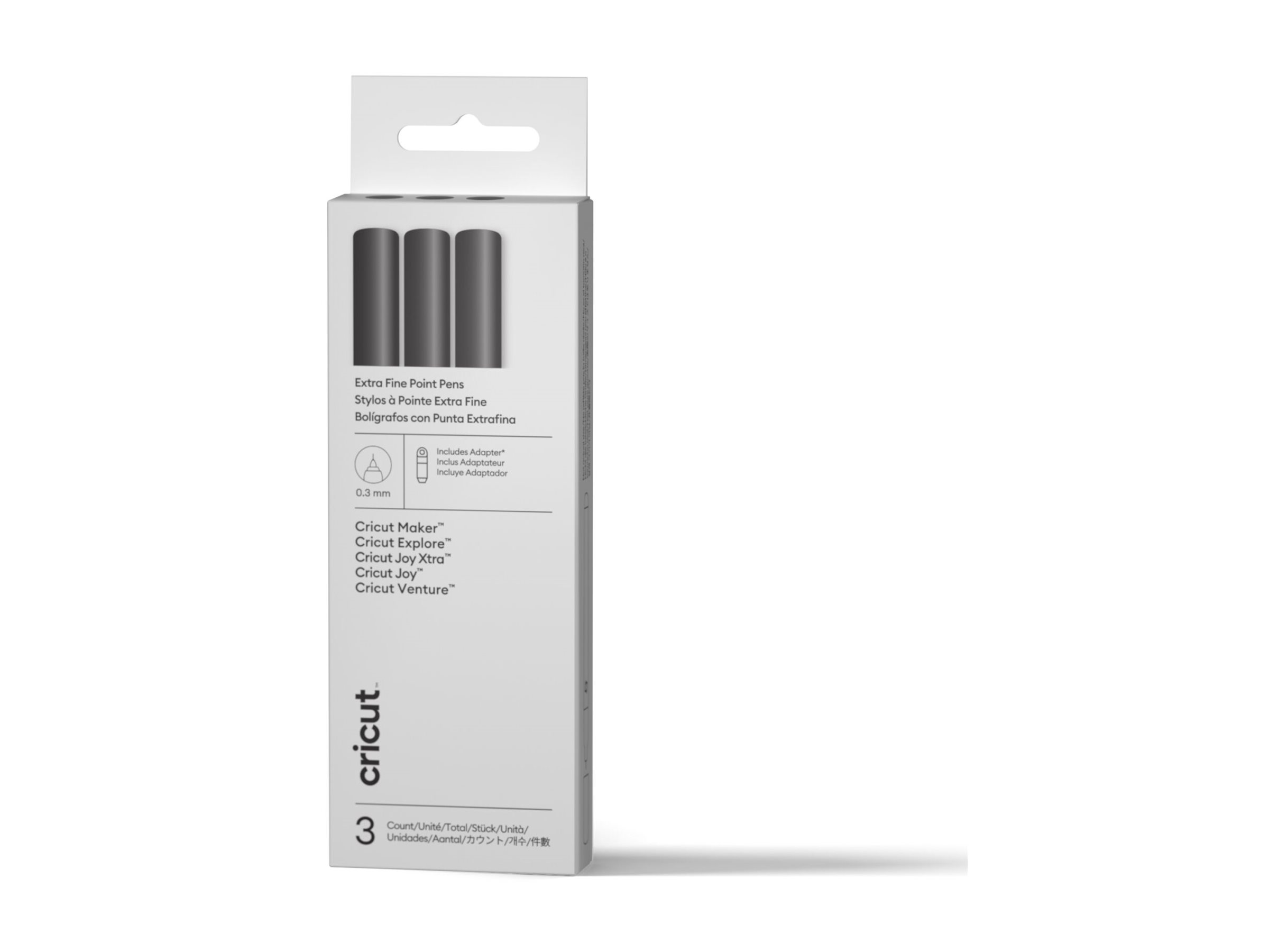 Cricut - pen - sort (pakke med 3)