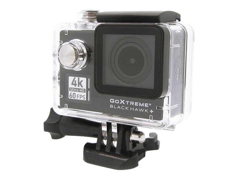 Easypix GoXtreme BlackHawk+ 4K - Action-kamera - 4K / 60 fps - 12.0 MP - Wireless LAN - undervands op til 60 m