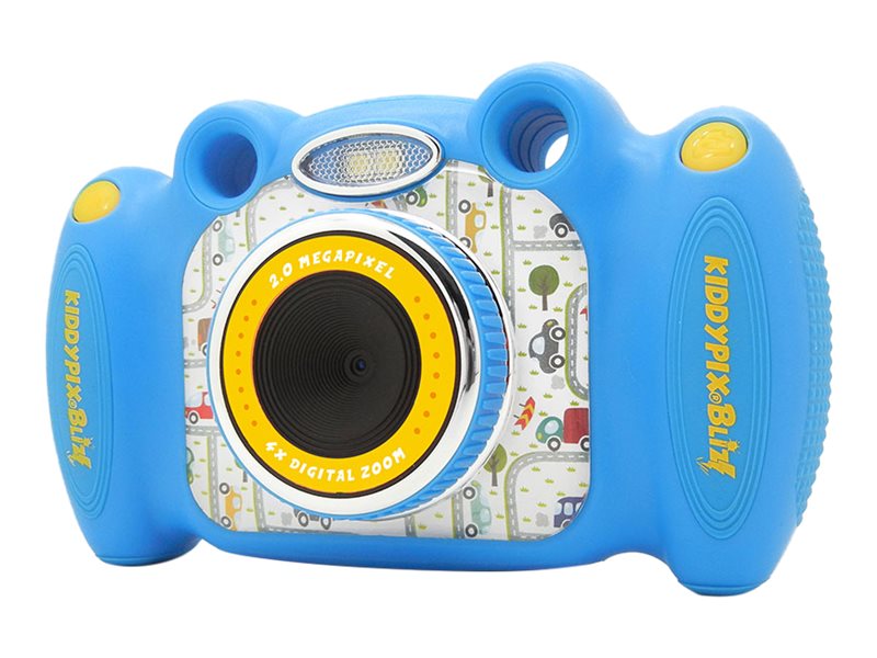 Easypix Kiddypix Blizz - Digitalkamera - kompakt - 2.0 MP / 8.0 MP (interpoleret) / 30 fps - blå