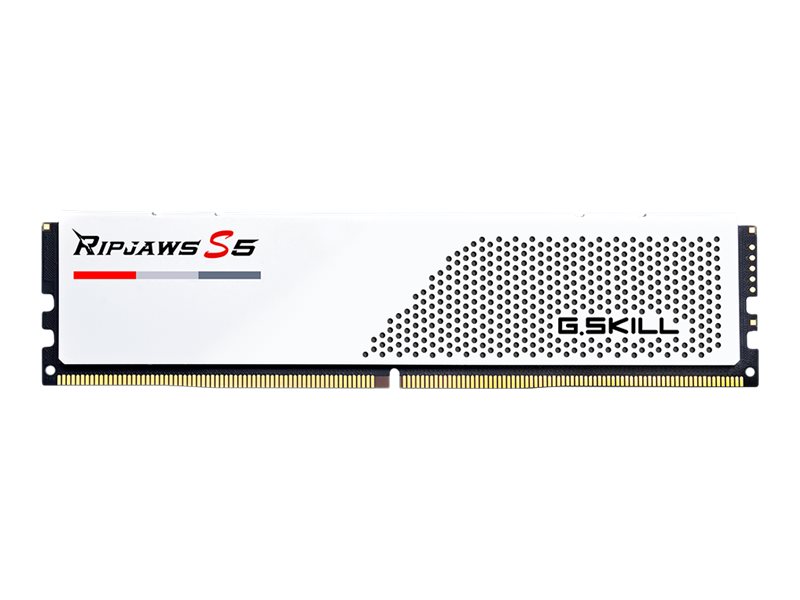 G.Skill Ripjaws S5 DDR5-6000 - 32GB - CL30 - Dual Channel (2 pcs) - Intel XMP - Hvid