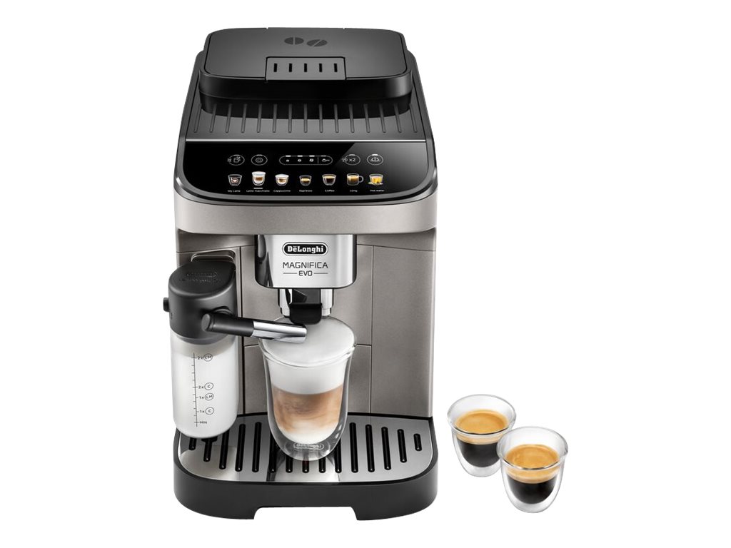 De'Longhi Magnifica Evo ECAM290.81.TB - Automatisk kaffemaskine med mælkeskummer - 15 bar - titansort