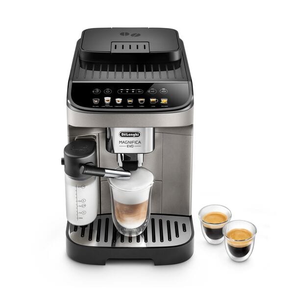 De'Longhi Magnifica Evo ECAM290.81.TB - Automatisk kaffemaskine med mælkeskummer - 15 bar - titansort