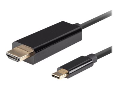 USB-C til HDMI kabel 1 m 4K 60 Hz - Lanberg, sort