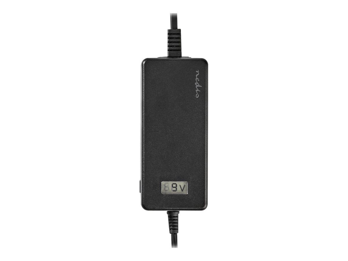 Universal AC Power Adapter | Euro / Type C (CEE 7/16) | 40 W | 12 VDC / 13 VDC / 14 VDC / 15 VDC / 16 VDC / 17 VDC / 18 VDC / 18.5 VDC / 19 VDC / 19.5 VDC / 20 VDC / 21 VDC / 22 VDC / 23 VDC / 24 VDC | Udgangstype: 3.5 x 1.1 mm / 3.5 x 1.35 mm / 4.0