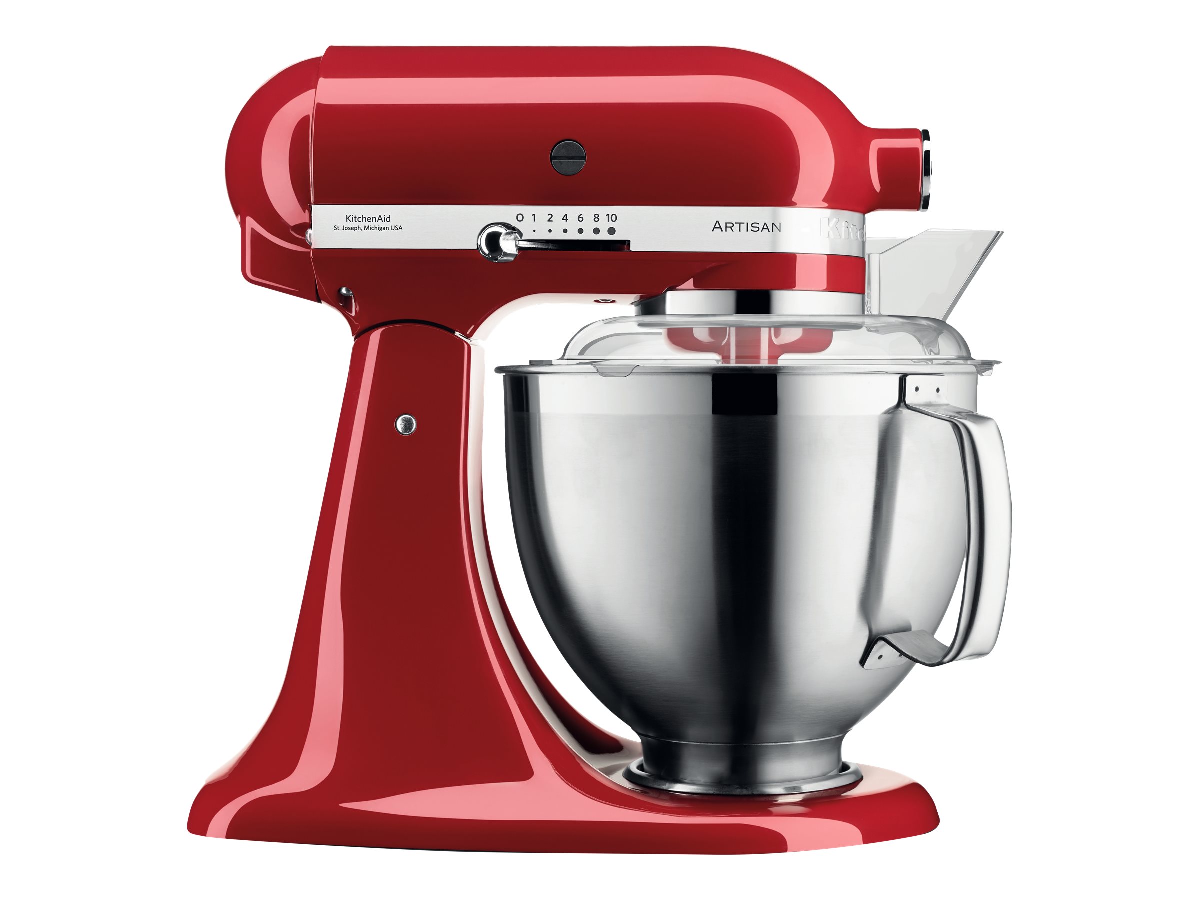 KitchenAid Køkkenmaskine Artisan Premium 5KSM185PSEER - kitchen machine - 300 W - empire red