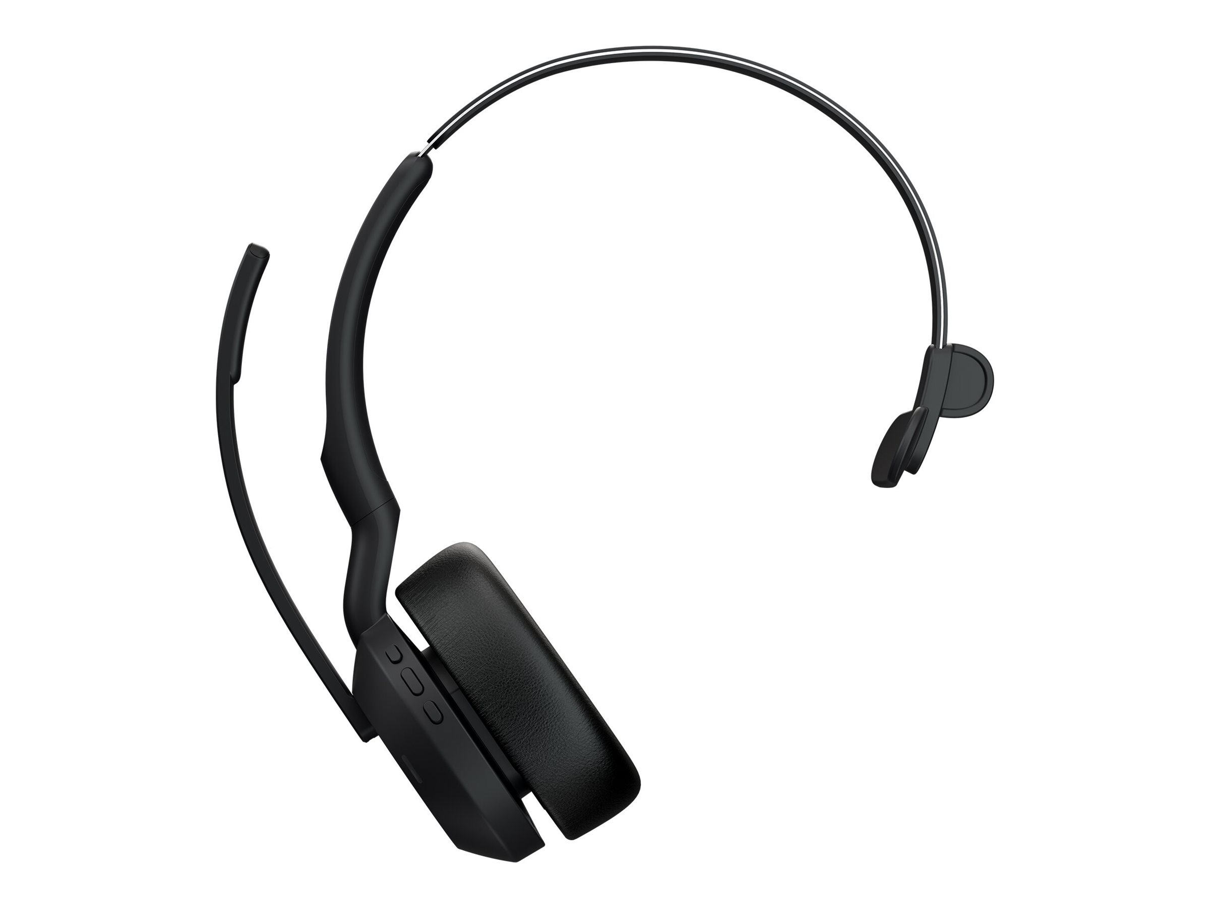 Jabra Evolve2 55 UC Mono Trådløs Høretelefoner Sort