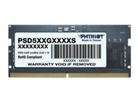 Patriot DDR5 SDRAM 16GB 5600MHz CL46 On-die ECC SO DIMM 262-PIN