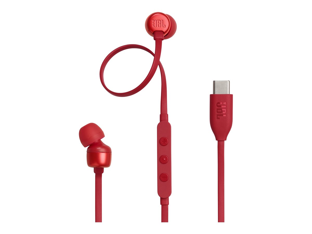 JBL Tune 310C Kablet Hovedtelefoner Rød